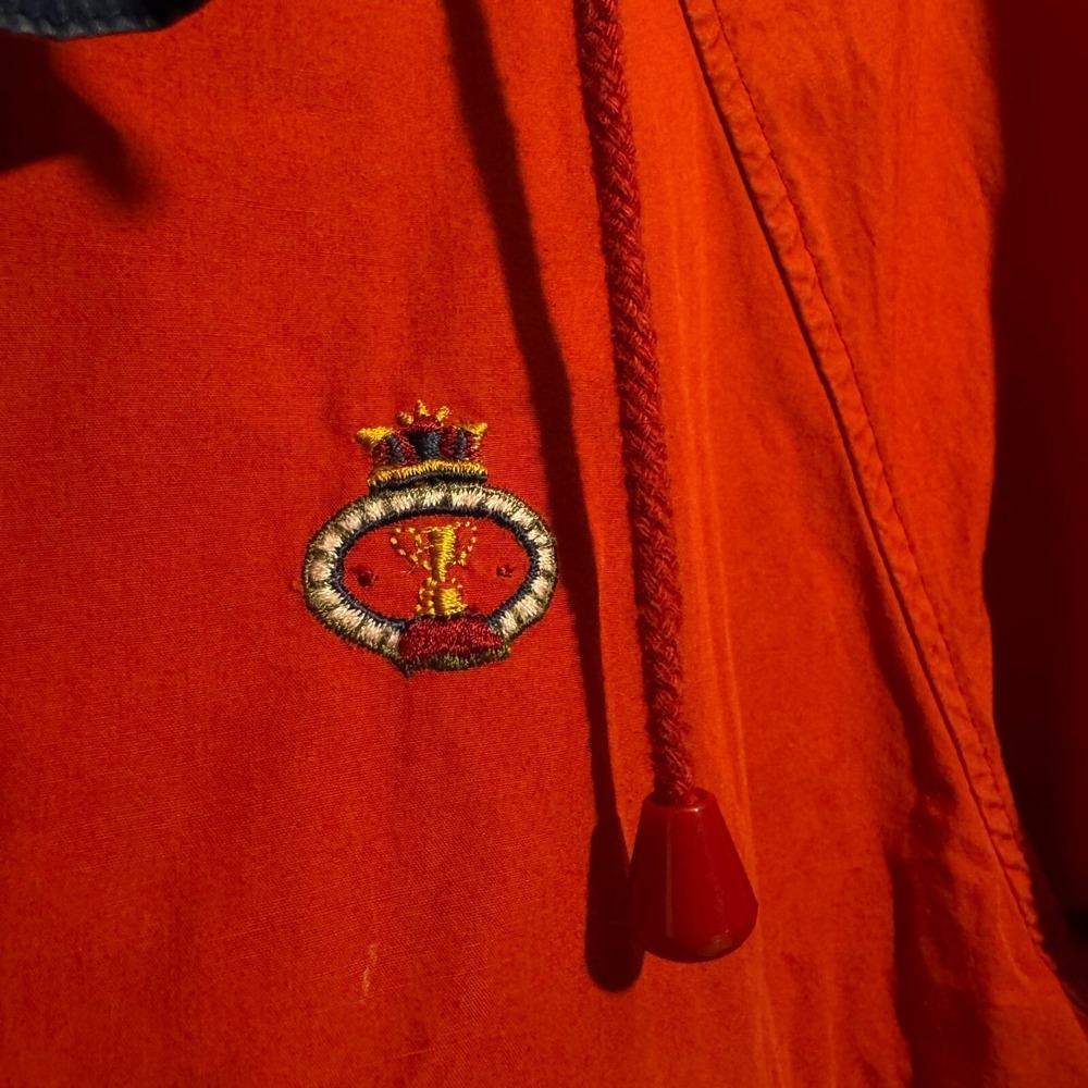 Regatta Sport Mens Jacket Small Windbreaker‎ Red Blue Grandpa Vintage 90s - Picture 6 of 7